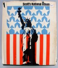 SCOTT'S NATIONAL ALBUM STAMP COLLECTING ALBUM