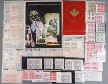 U.S. CANADA STAMP LOT PLATES 1978 COMMEMORATIVE
