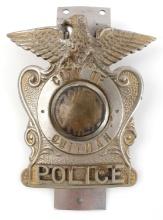 CITY OF QUITMAN GEORGIA POLICE VISOR BADGE
