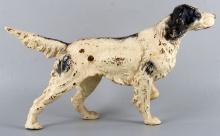 CAST IRON ENGLISH POINTER DOG DOORSTOP HUBLEY