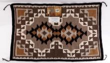 NATIVE AMERICAN NAVAJO RUG TWO GREY HILLS YOUNG