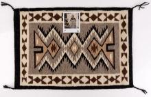 NATIVE AMERICAN NAVAJO TWO GREY HILLS DESIGN
