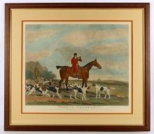 THOMAS OLDAKER FOX HUNTER ETCHING