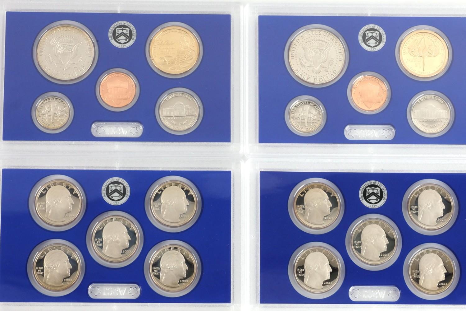 2020 2021 2022 2023 2024 U.S. PROOF SET LOT