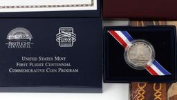 SILVER COMMEMORATIVE COINS MIXED US MINT LOT 10