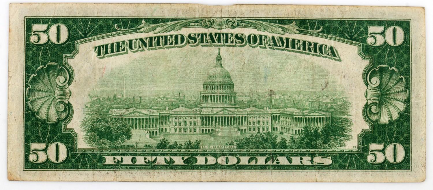 1928 SERIES $50 & 1966 $100 BANKNOTE LOT
