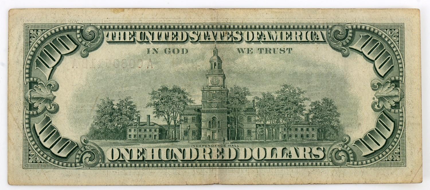 1928 SERIES $50 & 1966 $100 BANKNOTE LOT