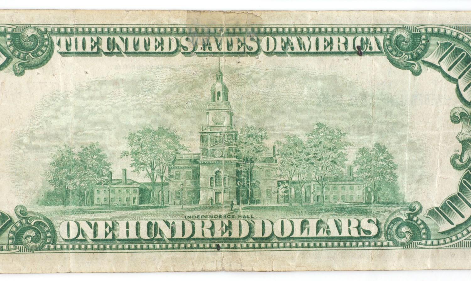 2 NATIONAL CURRENCY CHICAGO 1929 SERIES $50 & $100