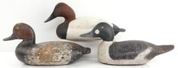 3 ANTIQUE WOOD DUCK DECOY LOT 1 SIGNED 1 OREGON