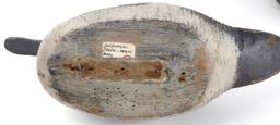 3 ANTIQUE WOOD DUCK DECOY LOT 1 SIGNED 1 OREGON