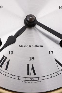 USN 72 HOUR SHIP DECK CLOCK MASON & SULLIVAN