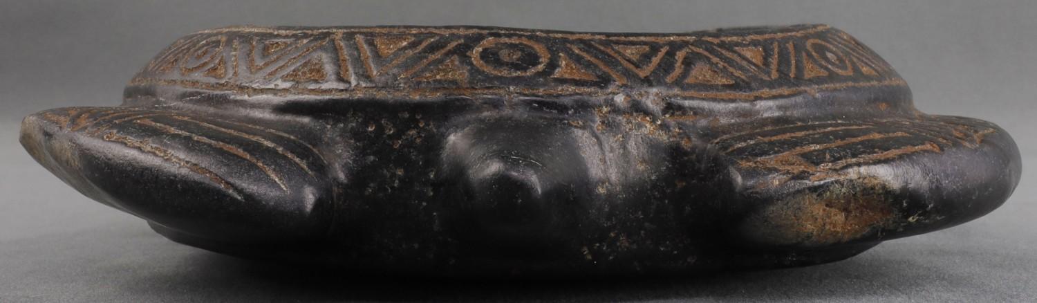 TAINO ELABORATE TURTLE SHAPED BOWL