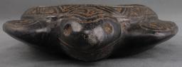 TAINO ELABORATE TURTLE SHAPED BOWL