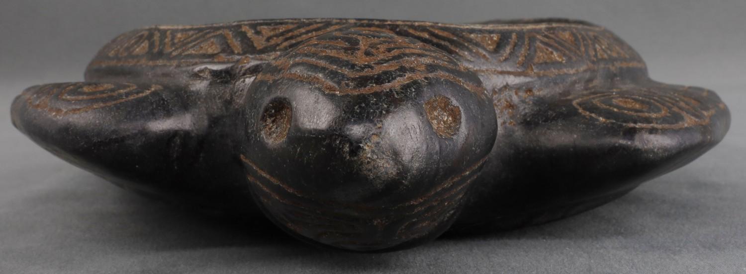 TAINO ELABORATE TURTLE SHAPED BOWL