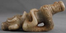 TAINO THREE DIMENSIONAL ANTHROPIC COHOBA INHALER