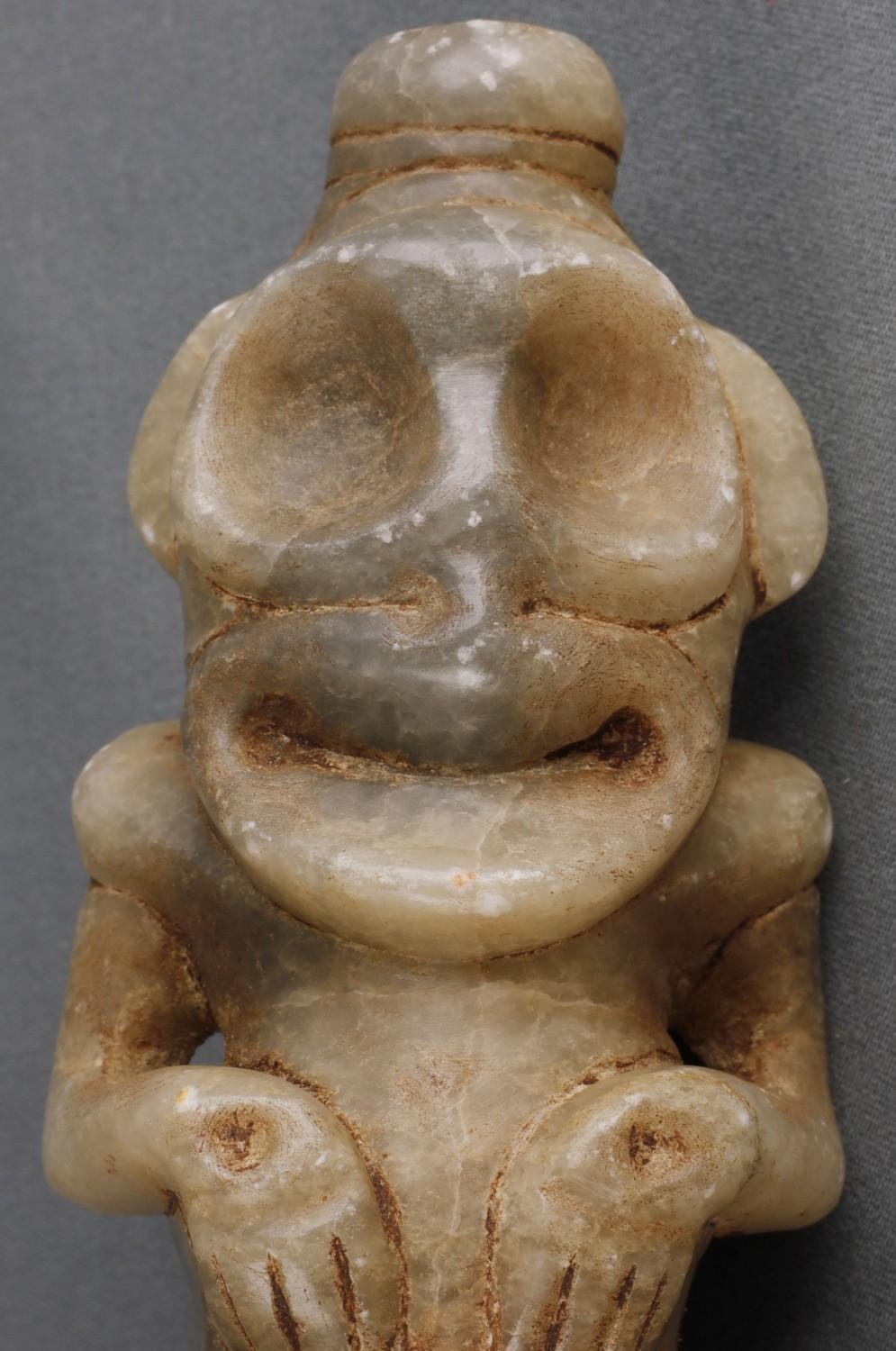 TAINO THREE DIMENSIONAL ANTHROPIC COHOBA INHALER