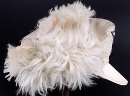 WWII GERMAN LUFTWAFFE COLD WEATHER RABBIT FUR HAT