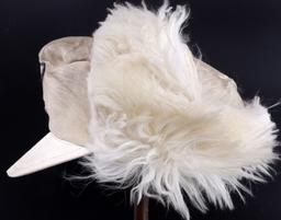 WWII GERMAN LUFTWAFFE COLD WEATHER RABBIT FUR HAT