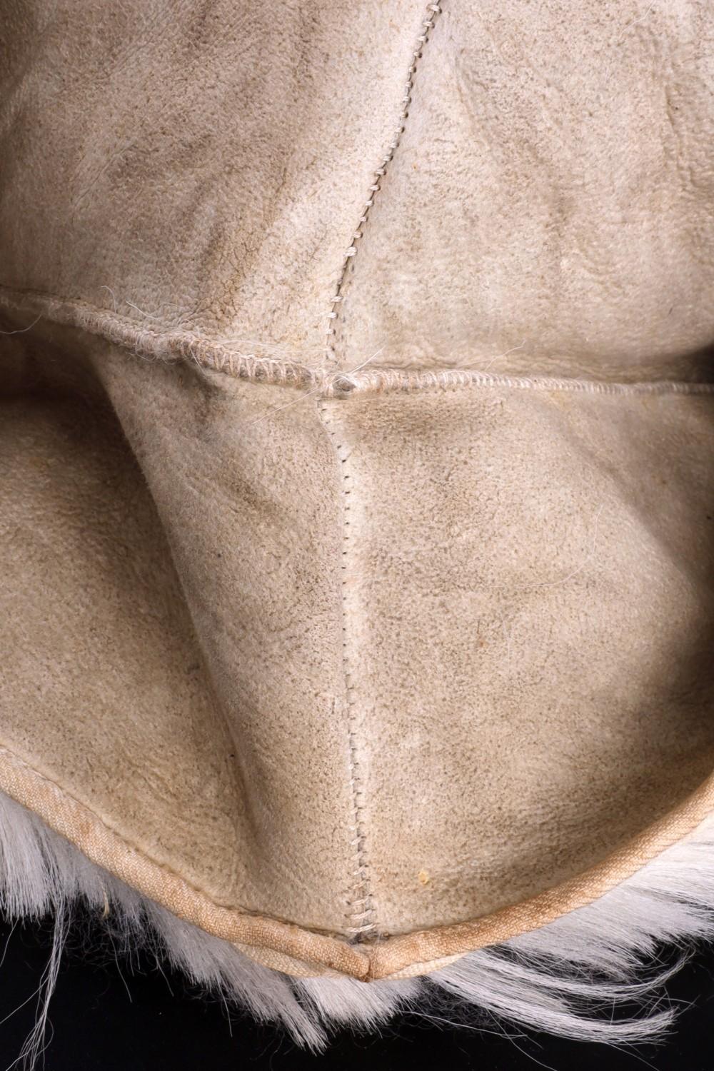WWII GERMAN LUFTWAFFE COLD WEATHER RABBIT FUR HAT