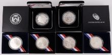 US SILVER COMMEMORATIVE COINS MILITARY LOT OF 6