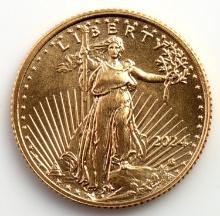 2024 GOLD 1/10 OZT OUNCE AMERICAN EAGLE BU COIN