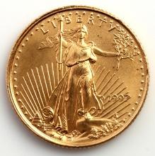 1997 GOLD 1/10 OZT OUNCE AMERICAN EAGLE BU COIN