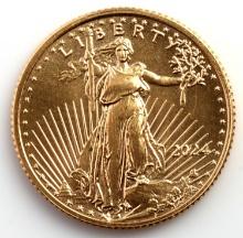 2024 GOLD 1/10 OZT OUNCE  AMERICAN EAGLE BU COIN