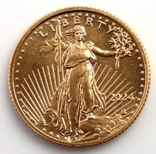 2024 GOLD 1/10 OZT OUNCE AMERICAN EAGLE BU COIN