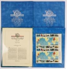 3 AMERICA REMEMBERS WORLD AT WAR 1941-45 STAMP SET