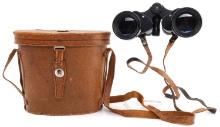 VINTAGE CARL ZEISS JENA CASE WITH BINOCULARS