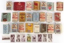 LOT OF 25 ANTIQUE EMPTY CIGARETTE PACKS