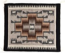 NATIVE AMERICAN NAVAJO RUG STORM DESIGN BY LEE