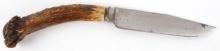 J RUSSELL GREEN RIVER WORKS CROWN STAG PATCH KNIFE