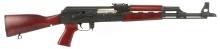 ZASTAVA ZPAP M70 RED WOOD AK-47 CAL 7.62X39 NIB