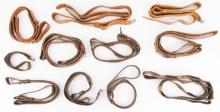 LOT OF 10 ASSORTED RIFLE SLINGS