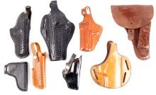 LOT OF 8 ASSORTED HOLSTER BIANCHI S&W BUCHEIMER