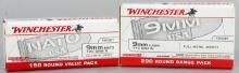 350 ROUNDS OF WINCHESTER 9MM AMMUNITION