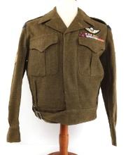 WWII CANADIAN PARATROOPER NCO BATTLE DRESS TUNIC