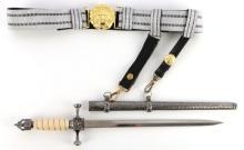 WWI NAVAL OFFICER REENACTORS DAGGER