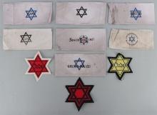 LOT 10 WWII GERMAN REICH HOLOCAUST ARMBAND & PATCH