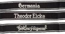 LOT OF 3 WWII GERMAN THIRD REICH CUFF TITLES