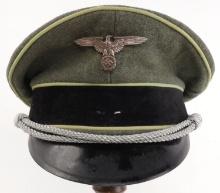 WWII GERMAN THIRD REICH KARL KUNZI SS VISOR