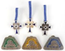 WWII GERMAN REICH MOTHERS CROSS & VOLKSWAGEN LOT 6