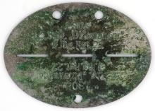 WWII GERMAN THIRD REICH DIRLEWANGER DOG TAG