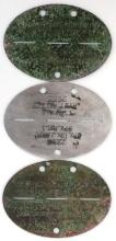 WWII GERMAN REICH HITLER BODYGUARDS DOG TAG LOT 3
