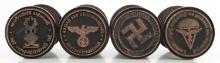 WWII GERMAN THIRD REICH HAND STAMPS LOT OF 4