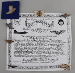 WWII LATE ARRIVALS CLUB WINGED BOOT COLLECTION 8PC