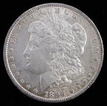 MORGAN SILVER DOLLAR 1893 KEY DATE EF COIN