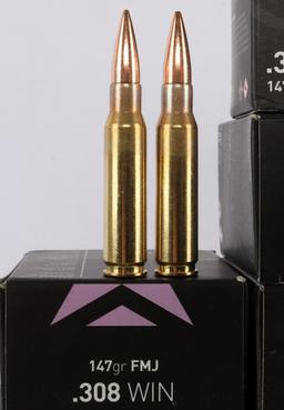980 ROUNDS IGMAN .308 WIN FMJ 147 GRAIN AMMUNITION