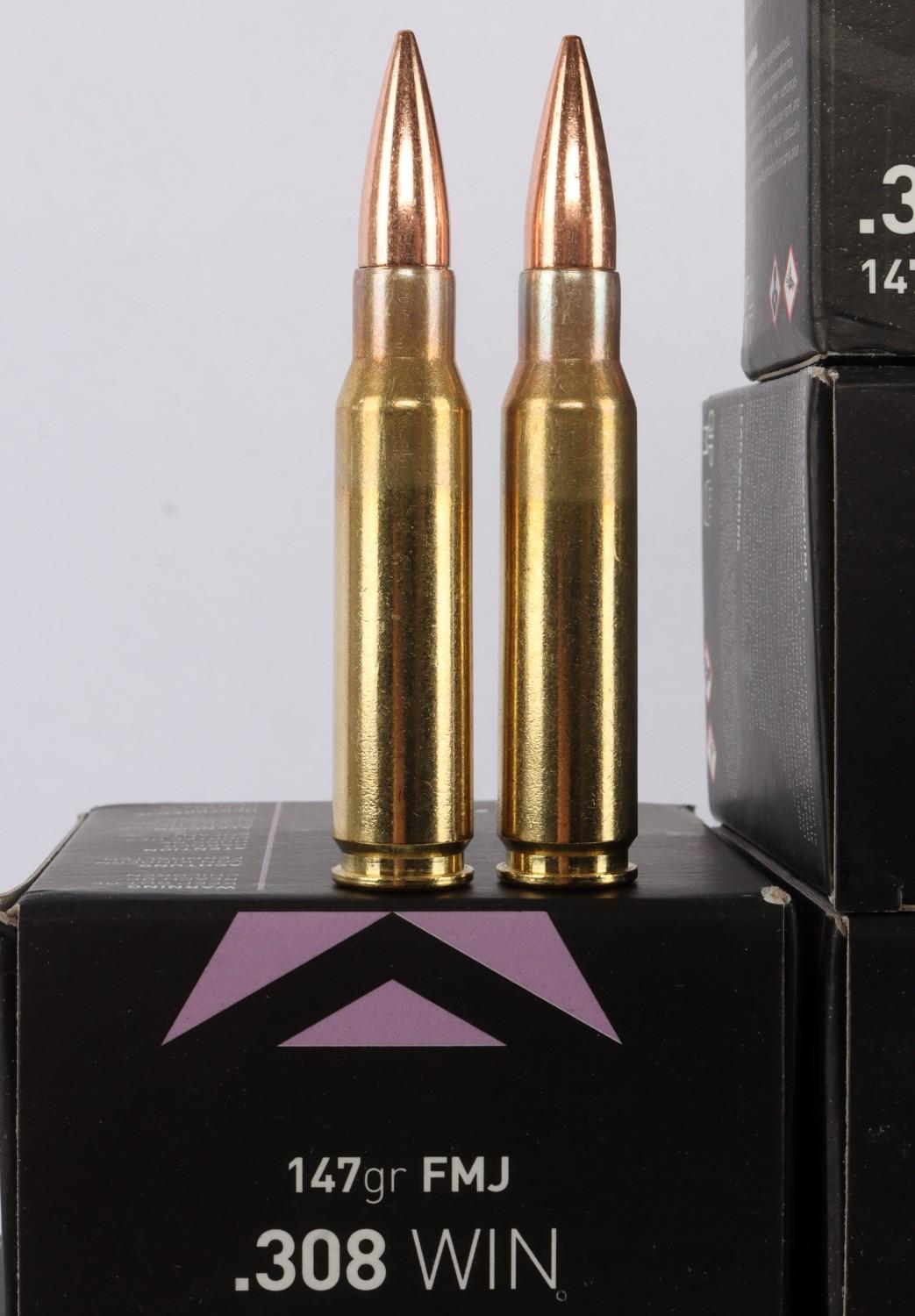 980 ROUNDS IGMAN .308 WIN FMJ 147 GRAIN AMMUNITION